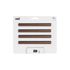 Poignée de meuble cylindrique inox moka entraxe 96 mm par 4 REI