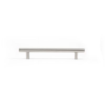 Poignée de meuble cylindrique inox entraxe 128 mm REI