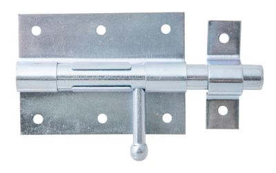 Verrou box bouton diamètre 14 mm zingué - ALBERTS