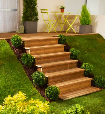 Marche d'escalier modulable Modulesca L.93,4 x l.42,4 x H.17 cm JOUPLAST TMP CONVERT