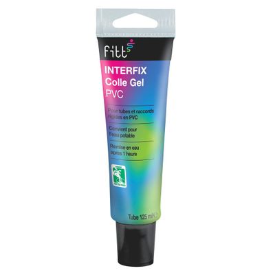 Colle gel PVC Interfix en tube 125ml - FITT