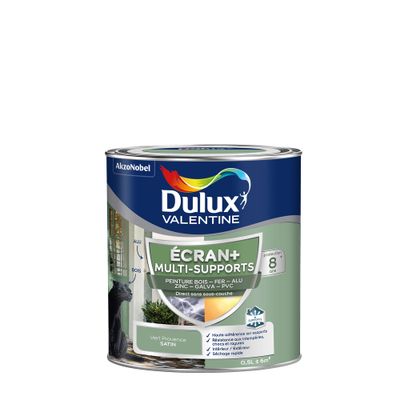 Peinture Ecran+ Multi-supports Dulux Valentine Satin Vert Provence 0,5 L