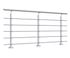 Garde-corps New Rondo - Aluminium anodisé - L 2,50 m - Pose à plat - SOGEM