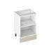 Plinthe effet bois blanc pour meuble de cuisine Nature muratti-04 244 x 14,6 cm OFITRES