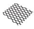 Tôle métal déployé aluminium anodisé noir 500 x 250 mm épaisseur 2,2 mm CQFD