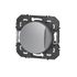 Bouton poussoir encastrable avec voyant lumineux Aluminium - Dooxie LEGRAND