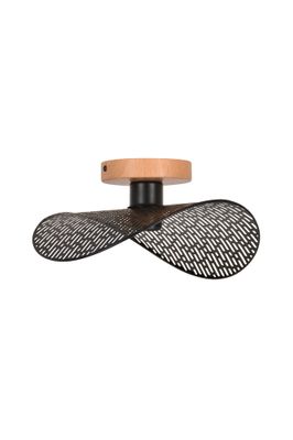 Plafonnier E27 Honu noir 15W - COREP