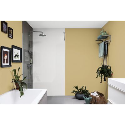 Peinture Crème de Couleur Cuisine et Bain Satin Jaune Safrane 2L