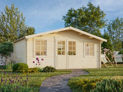 Chalet de jardin en bois Klara - 22 m² hors-tout - Livraison à domicile incluse - PALMAKO