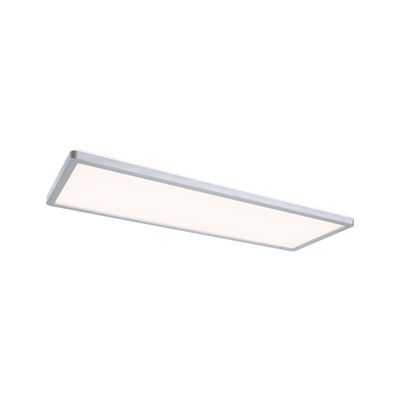 Plafonnier LED salle de bain IP44 2030 lumens lumière blanc variable 56x20cm Chrome - Atria Shine PAULMANN