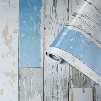 Adhésif décoratif Bois ceruse - 2 x 0,45 m- VENILIA