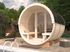 Sauna rond vitré Anita 1,3m2 + 0,7m2 épaisseur 42 mm PALMAKO