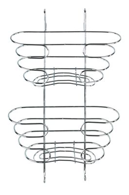 Porte shampoing à suspendre à 2 niveaux acier inox WENKO