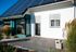 Fenêtre PVC blanc 2 vantaux volet roulant intégré H.125 x l.100 cm CLOSY