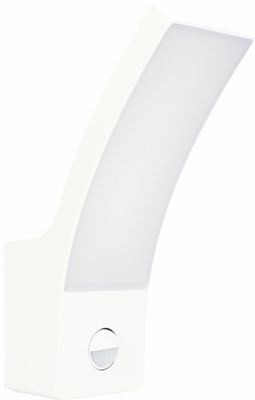 Applique extérieur LED détecteur de mouvements Curve blanc IP44 1000 lumens blanc chaud - ARLUX