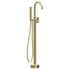 Mitigeur colonne or brossé pour baignoire îlot Charme ESSEBAGNO