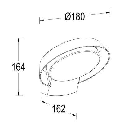Applique extérieur LED Polo anthracite IP44 100 lumens blanc chaud - COREP