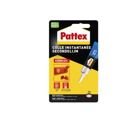Colle de réparation instantanée Ultra gel tube 3 g PATTEX