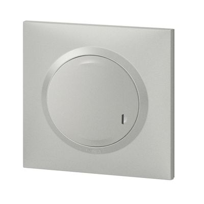 Variateur de lumière connecté sans neutre + plaque Aluminium - Dooxie with Netatmo LEGRAND