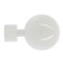 Embout déco boule à visser diam 16 mm Finition Blanc brillant - MOBOIS
