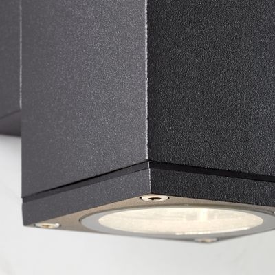 Applique extérieur GU10 Hally anthracite IP44 10W - BRILLIANT