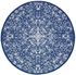 Tapis rond diamètre 150 cm bleu JARDILINE