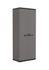 Armoire haute Più gris / noir 166 x 68 x 39 cm