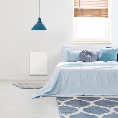 Radiateur chaleur douce KARISA 1000W Blanc horizontal NOIROT