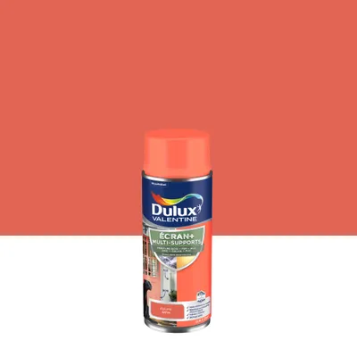 Peinture aérosol Ecran+ Multi-supports Satin Agrume 400 mL - DULUX VALENTINE