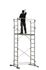 Echafaudage en aluminium TEK'UP travail en hauteur 4m55 CENTAURE