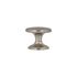 Bouton de meuble cylindrique nickel satiné diamètre 33 mm REI