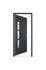 Porte d'entrée monobloc aluminium gris ext/blanc int poussant gauche H.215 x l.90 cm CLOSY