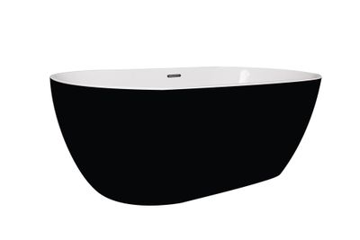 Baignoire îlot noire 170 x 80 cm Orelia BALNEO