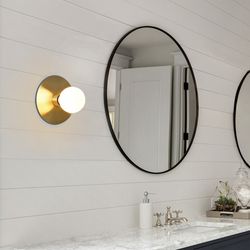 Applique salle de bain E27, glamour métal blanc IP44 INSPIRE Gerli