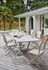 Table de jardin à rallonge VITA dualwhite céramique crème 180/280cm - PROLOISIRS