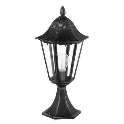 Borne extérieur E27 47cm Navedo noir IP44 60W -  EGLO