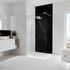 Panneau mural de douche 100x255 cm marbre de carrare noir DécoDesign Softtouch - SCHULTE