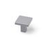 Bouton de meuble carré aluminium 30 x 30 mm REI
