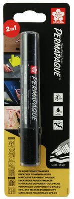 Marqueur double pointe noir - FISCHER DAREX