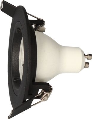 Spots LED encastrables GU10 lumière blanc neutre Noir par 3 - Saphyr ARLUX