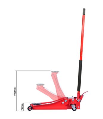 Cric pro surbaisse 75 a 495mm