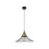 Suspension conique en métal filaire noir E27 60W Ø40 cm LIZZIE - COREP