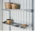 Armoire à outils extérieure H 182.5 x L 93 x P 83 cm gris foncé BIOHORT Livraison à domicile incluse