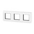 Plaque de finition 3 x 2 modules horizontale Blanc - Mosaic LEGRAND