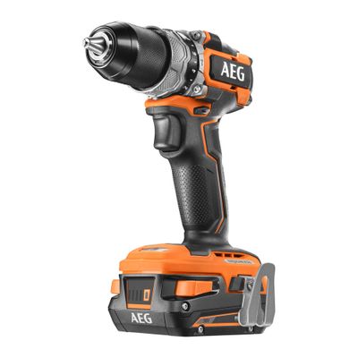 Perceuse à percussion sans fil 18 V BSB18SBL-X02B (Brushless, 2 batteries) - AEG