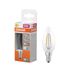 Ampoule LED Flamme E14 Filament clair 3W=250 lumens blanc neutre OSRAM