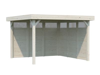 Pergola bois Bois Naturel  Lucy 12,2m2 Livraison à domicile incluse