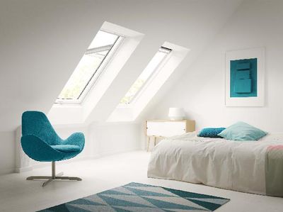 Fenêtre de toit à projection Whitefinish l.134 x H.98 cm Confort GPL UK04 2076 VELUX