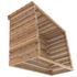 Habillage pour groupe de climatisation extérieur et pompe à chaleur en bois 132 x 58 x 98 cm, Livraison à domicile incluse - HABRITA