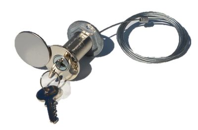 Serrure de débrayage extérieur pour moteur porte de garage SPADONE